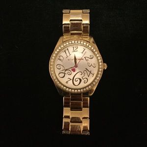 Betsey Johnson Gold Watch