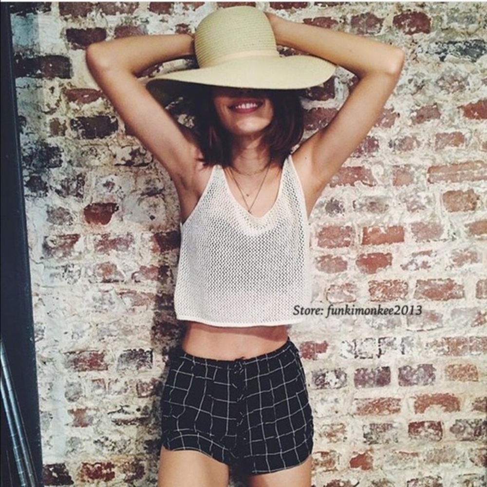 Brandy Melville Grid Shorts!