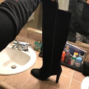 Authentic Stuart weitzman over the knee suede boot