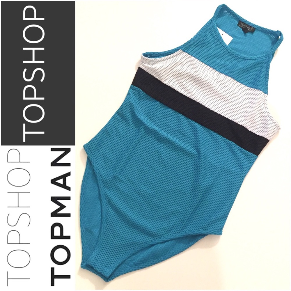 NWT !! Amazing TopShop Bodysuit with Cutout Back
