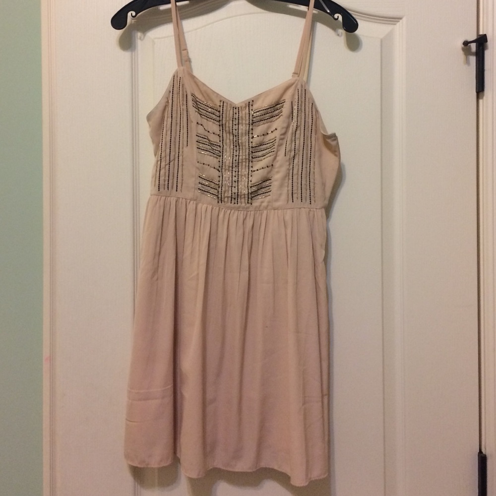 Pale Pink Beaded Dress