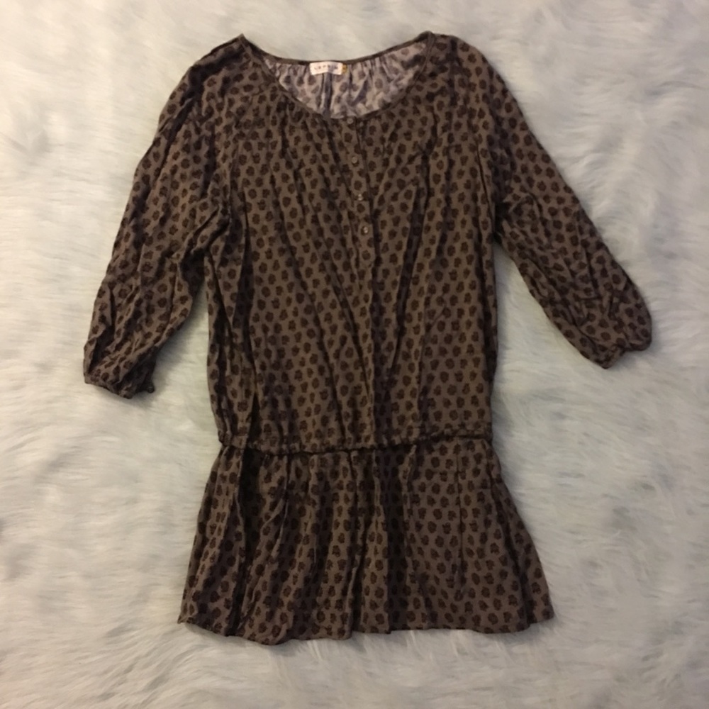 Medium floral boho hippie top