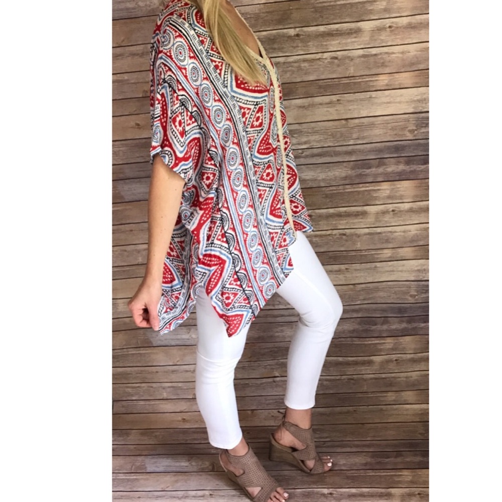 Abstract Print Tunic - Picture 3 of 4