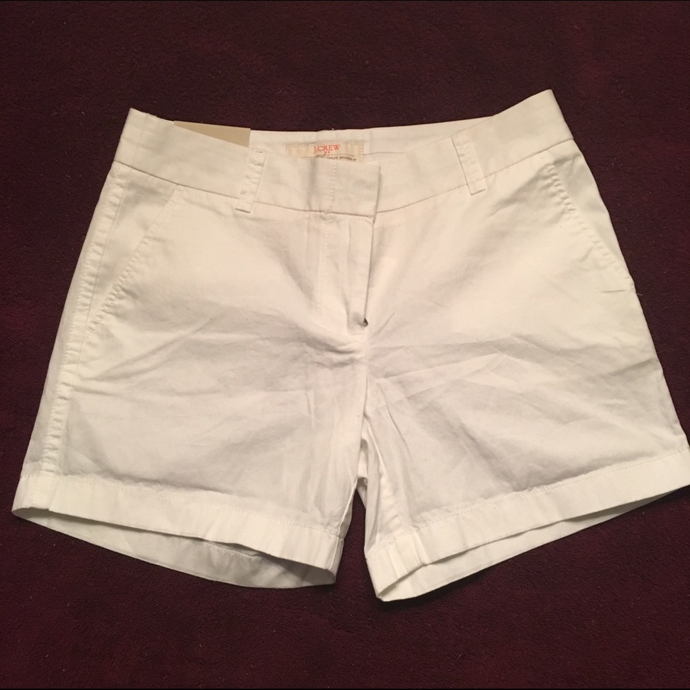 J. Crew White Shorts