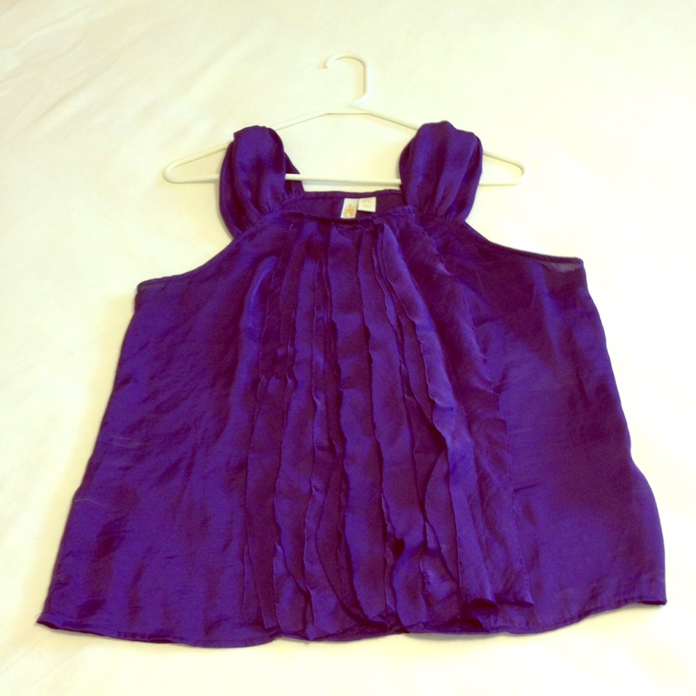 🌺Beautiful Purple Ruffled Blouse🌺