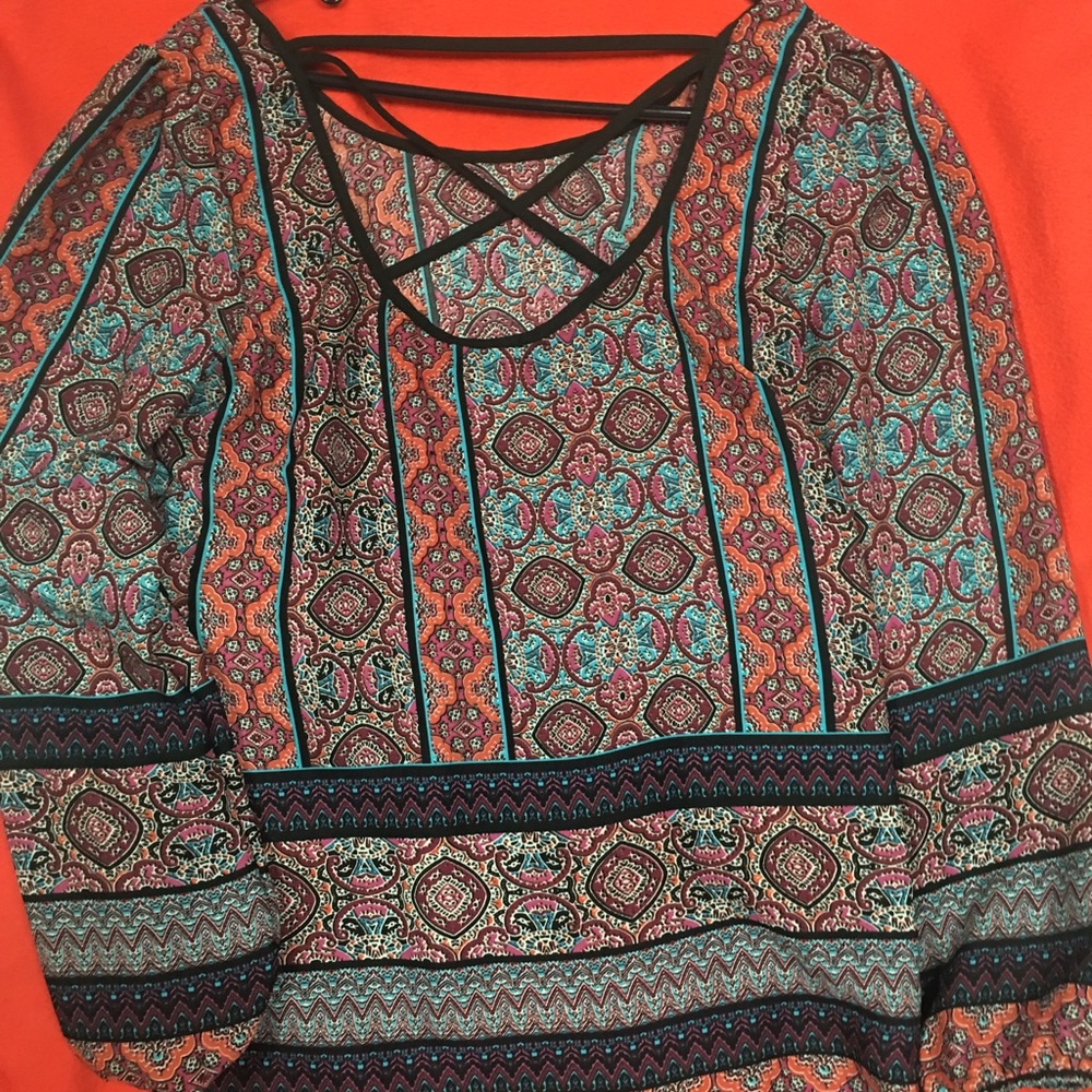 Strapped back shirt