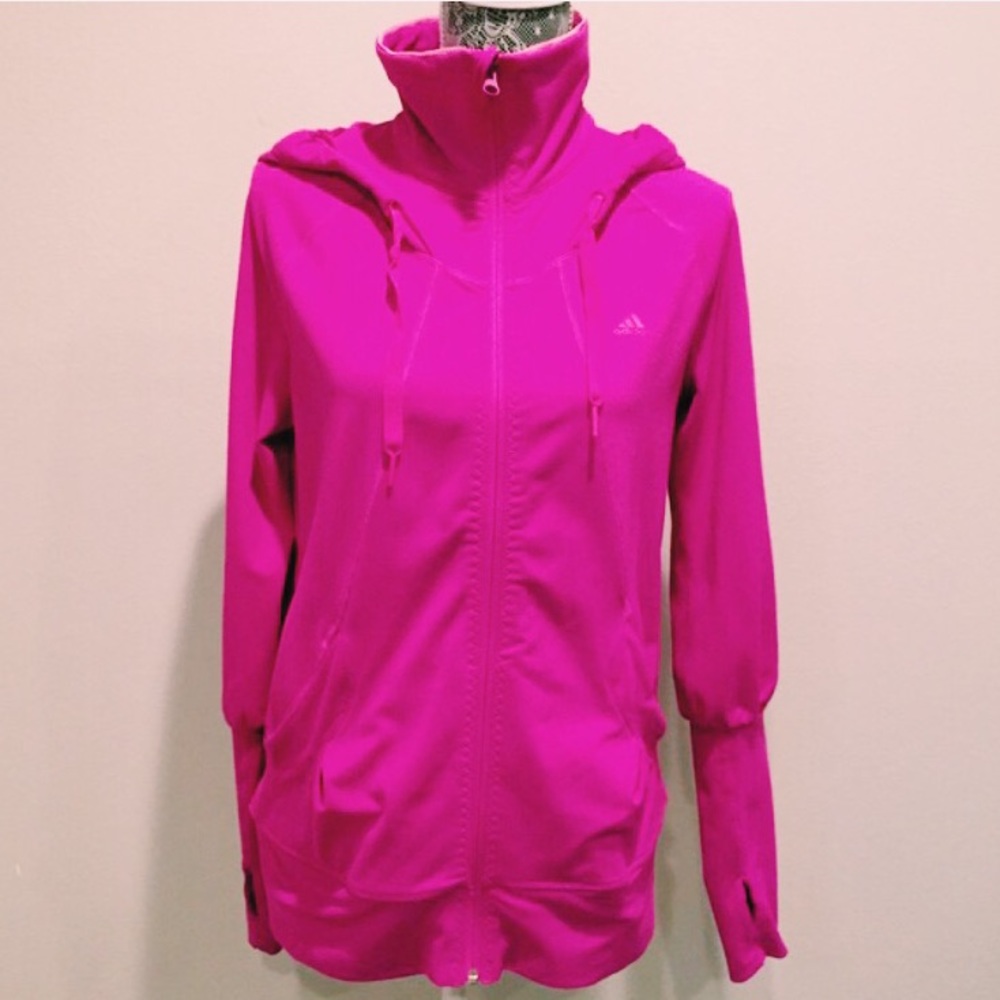 Pink Adidas Zip Up