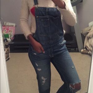 Medium Wash Blue Overalls