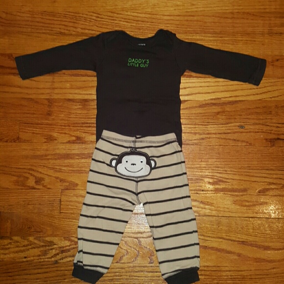 Carter's monkey pj set - Picture 1 of 3