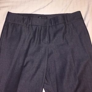 INC shiny charcoal straight leg trousers, 14