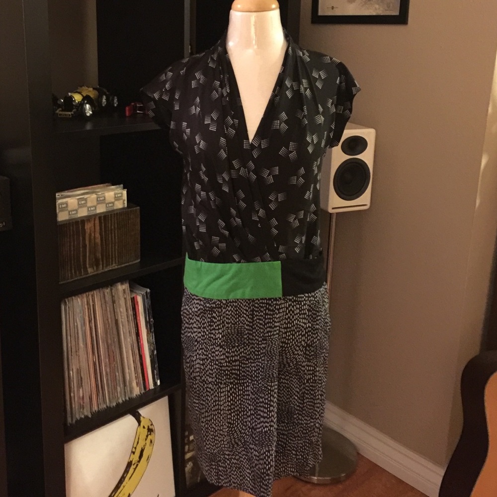 DVF silk wrap dress