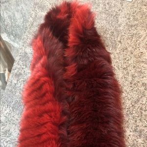 NEVER WORN. Fox Fur Stole Scarf-- Real Fur