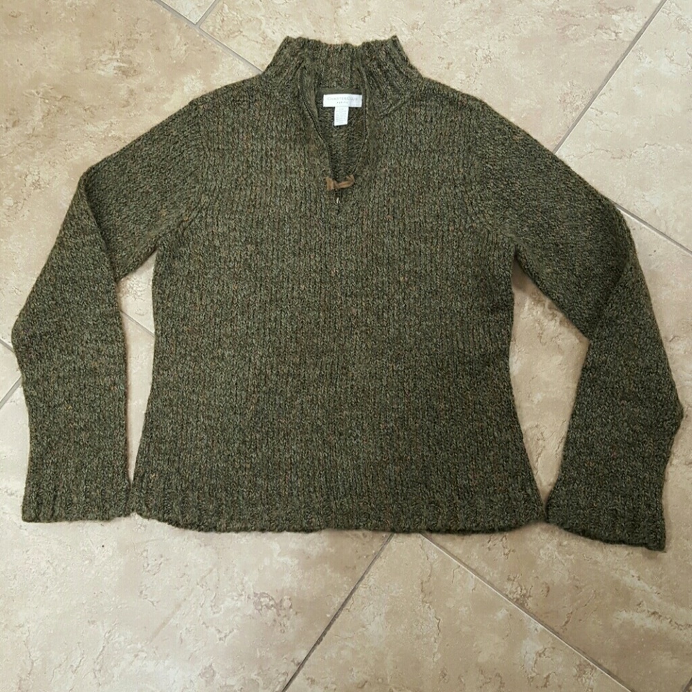 Women's quarter zip sweater