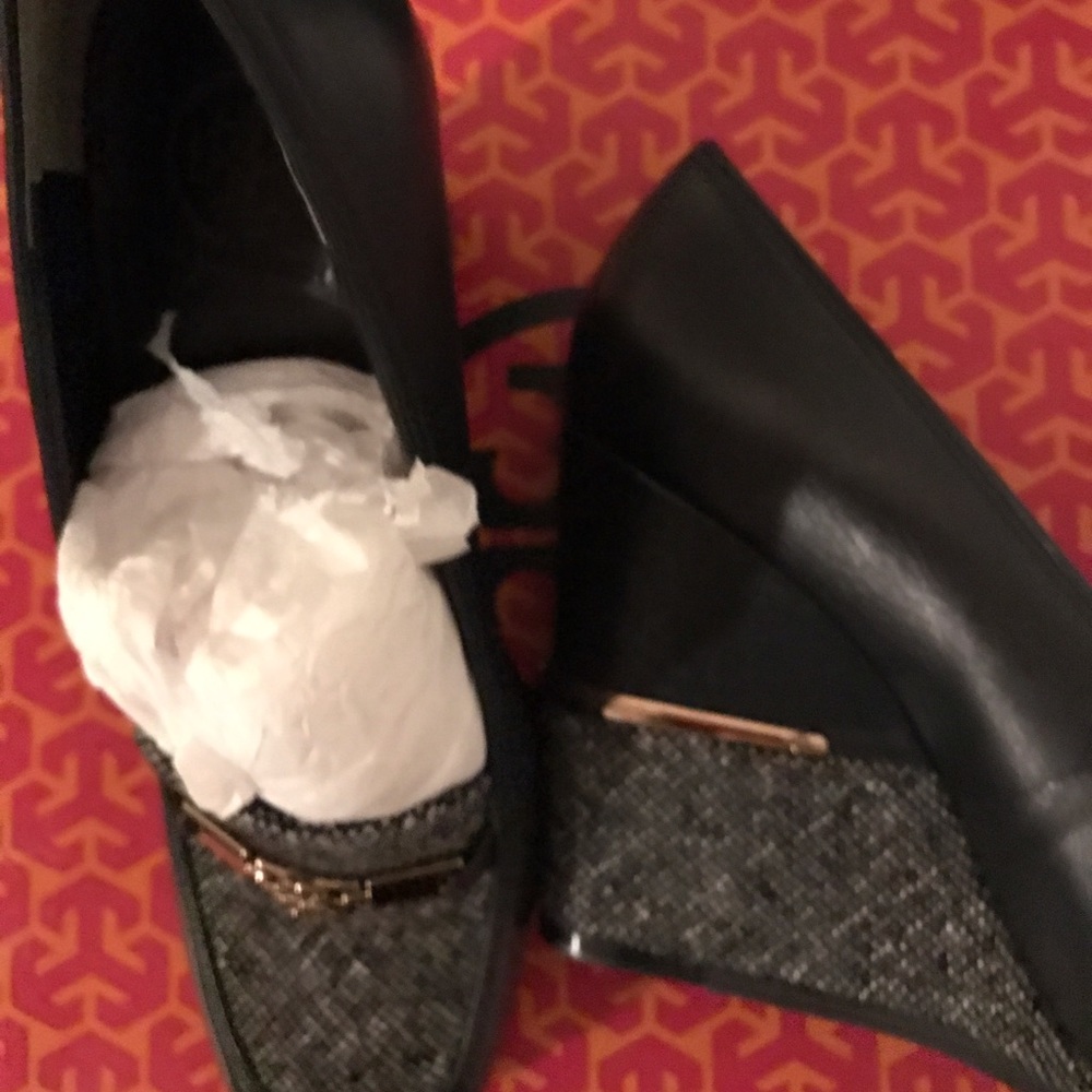 Tory Burch Tweed Wedges