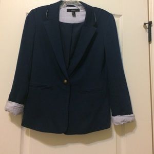 Navy blue w stripes blazer