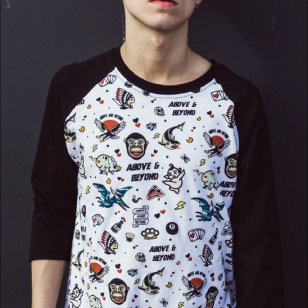 Above and Beyond 'Flash' Raglan