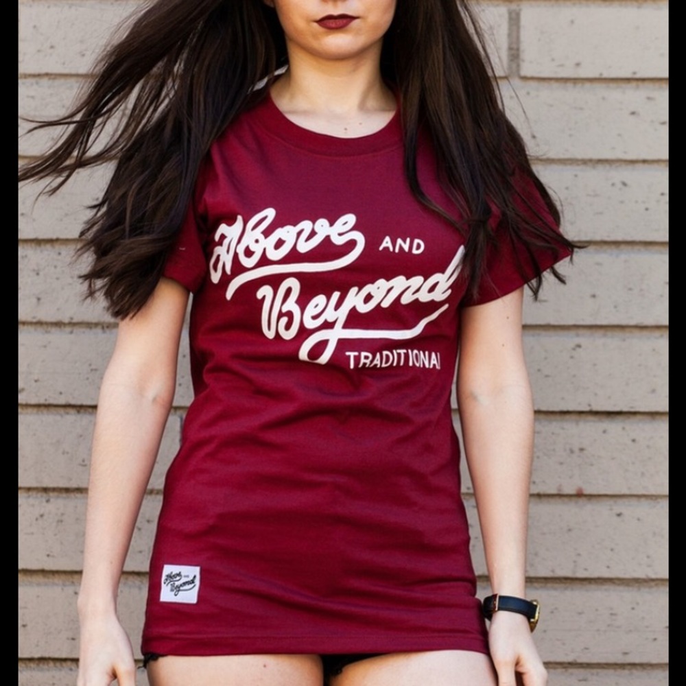 Above and Beyond classic tee