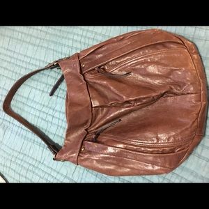 Tano leather hobo bag