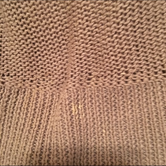 Cozy American Eagle Tan & Neon Yellow Cardigan - S - Picture 5 of 5