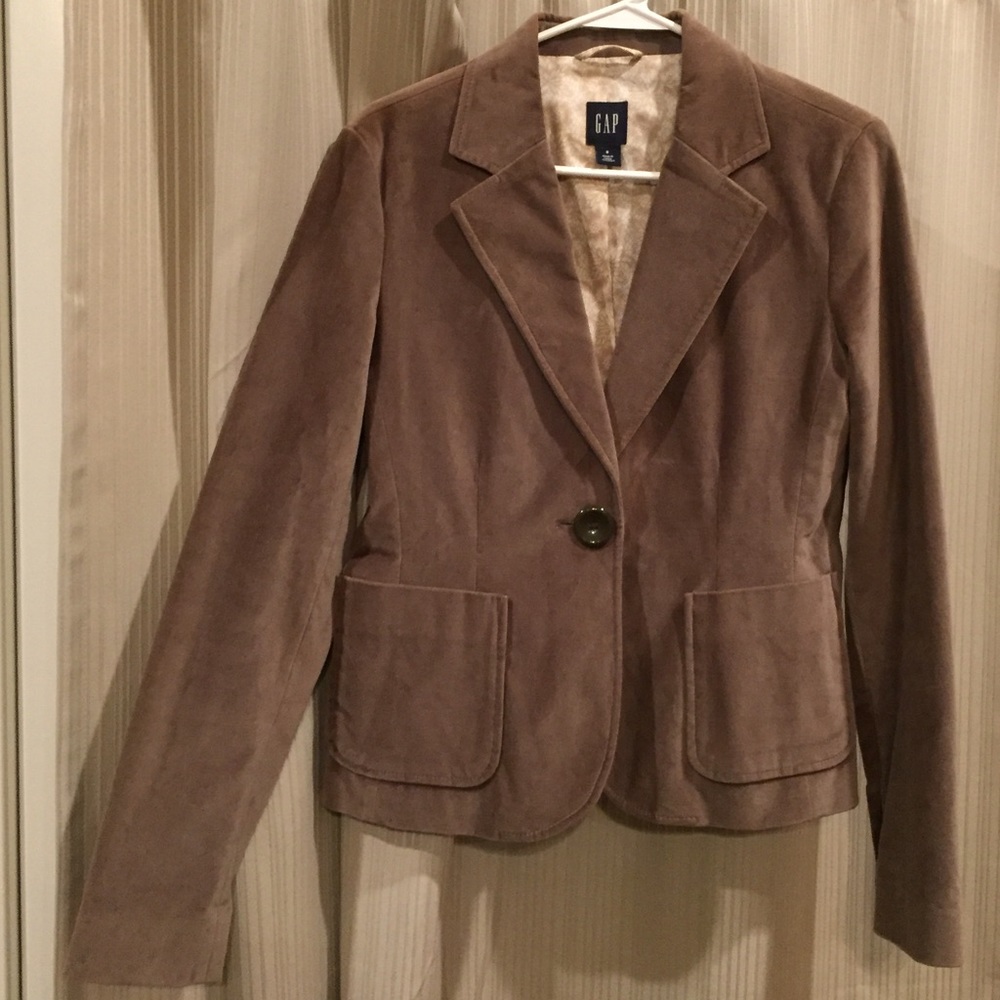 Women's GAP velvet blazer size 8