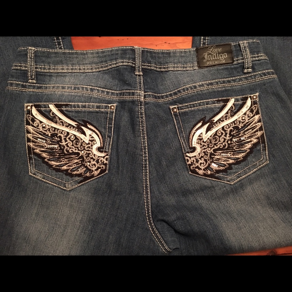 Love Indigo Premium Jeans Capri