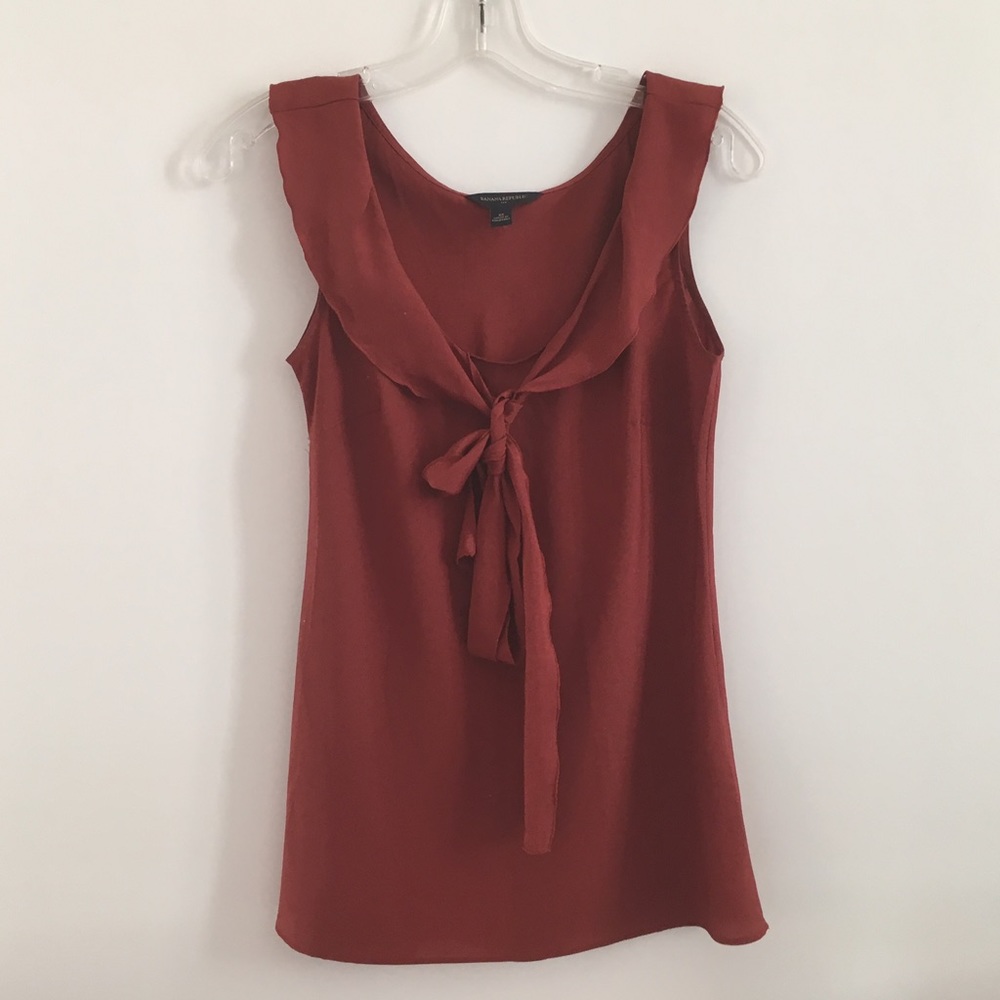 Banana Republic Tie Blouse