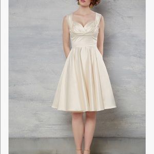 Modcloth Aisle Be There dress in Ivory
