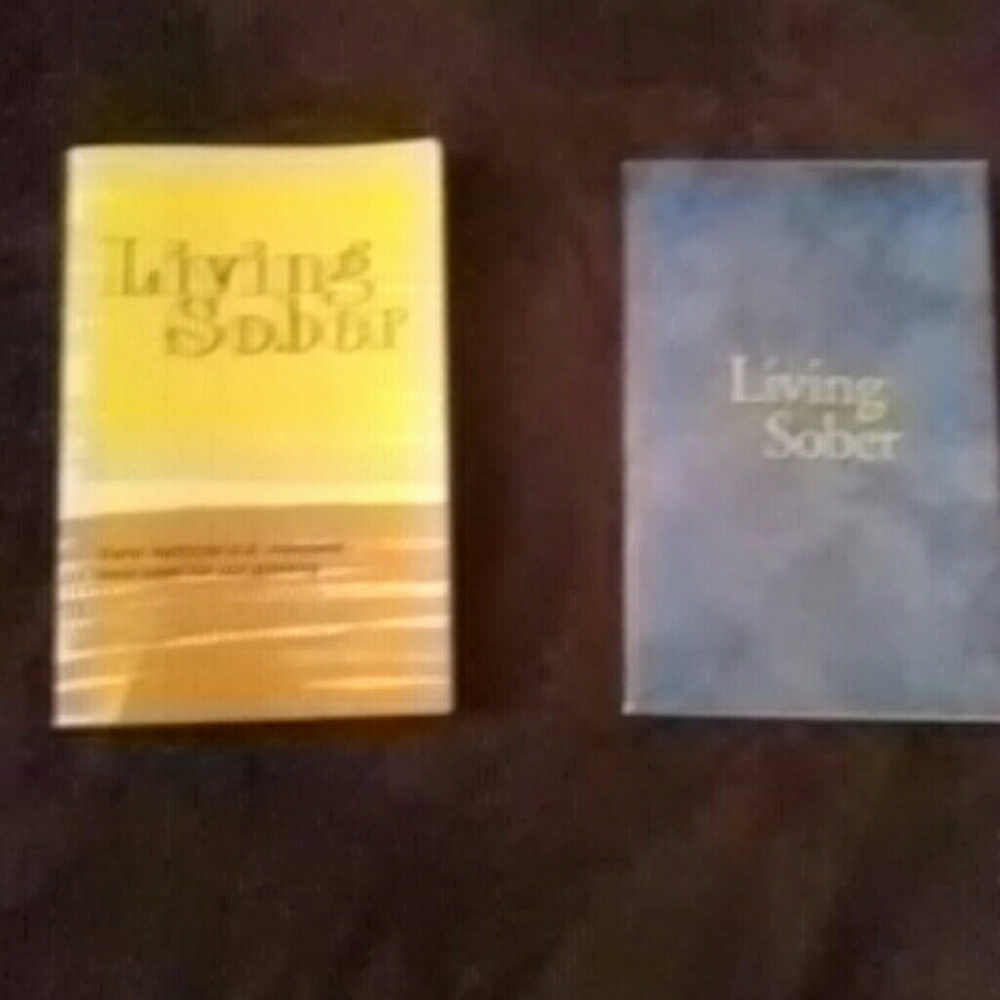 TWO Alcoholics Anonymous literature books