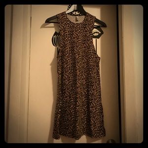 American apparel leopard print dress