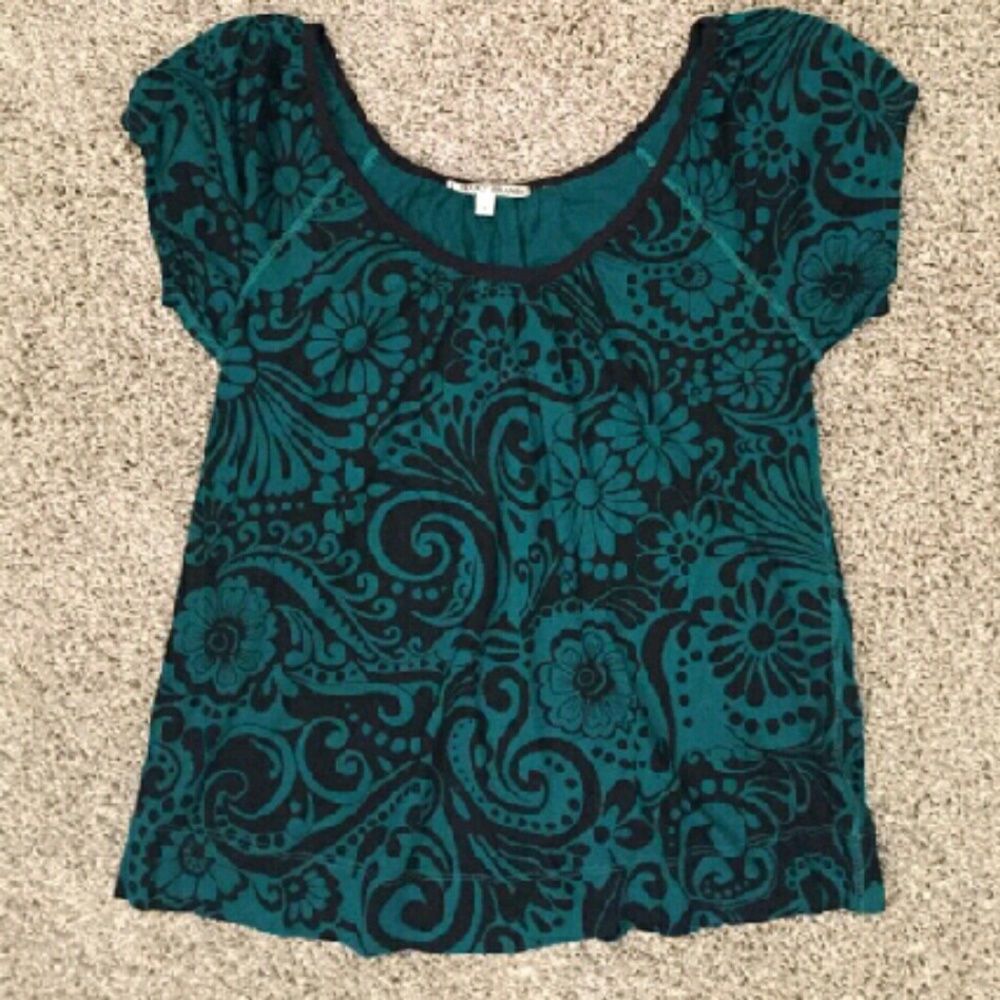 Lucky Brand paisley flower Top