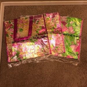 Lilly Pulitzer shopping totes // Set of 3 🌿