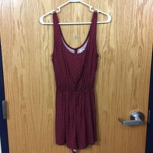 Hollister open back romper