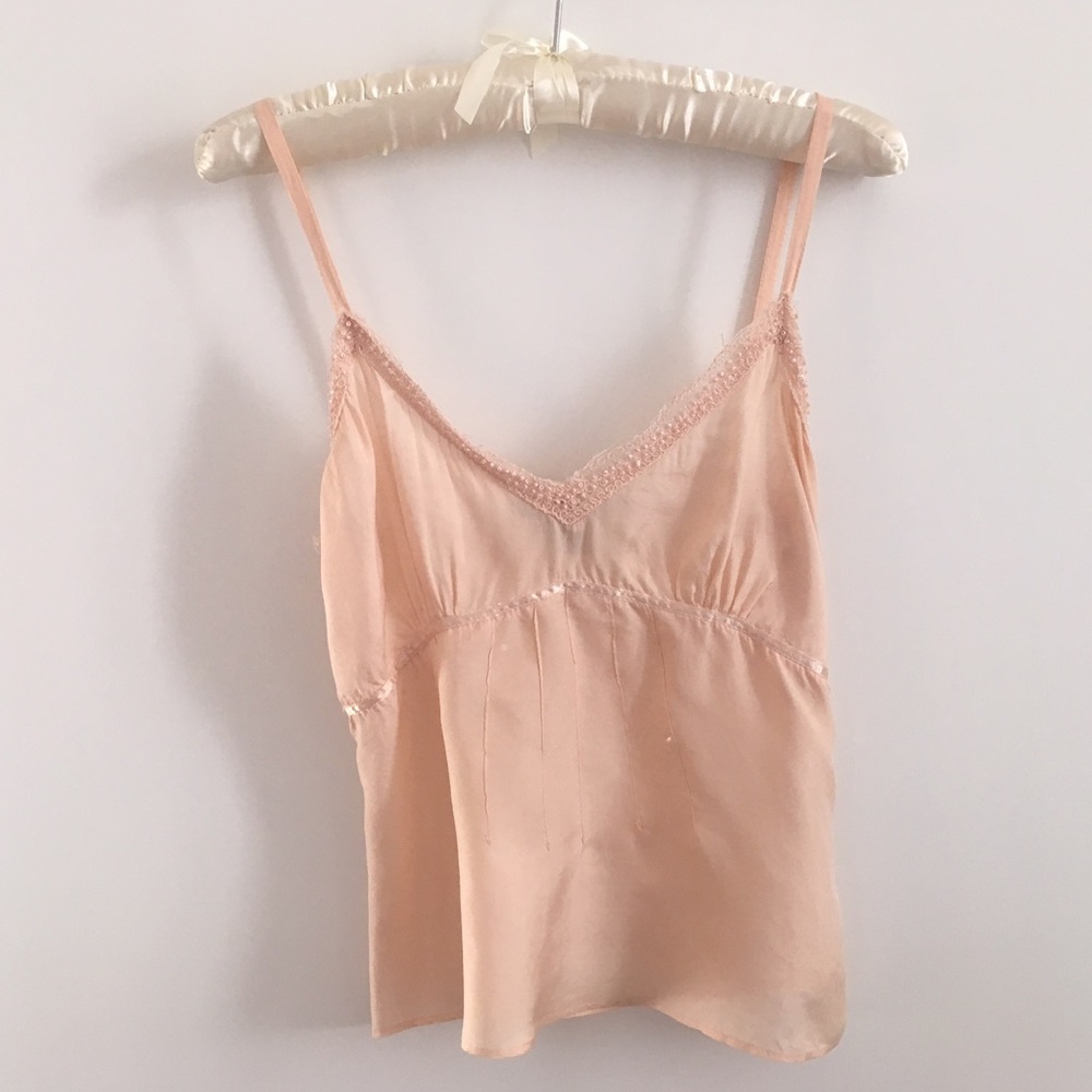 Silk beaded Zara Basic Camisole