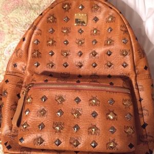 MCM (Tan) Book bag