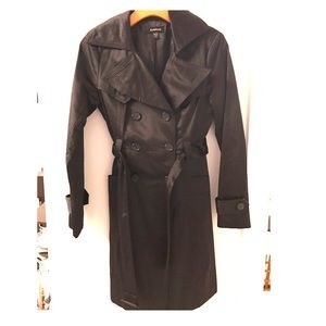 Bebe Trench Coat Black
