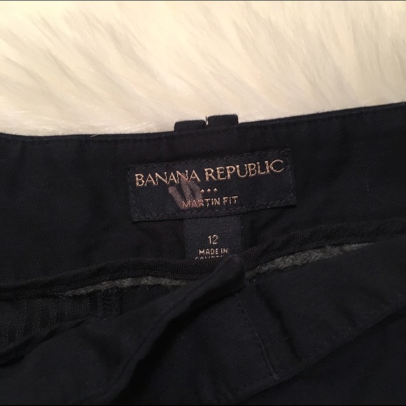 Cute Navy Blue Banana Republic Shorts - SZ: 12 - Picture 4 of 5