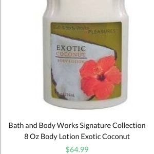Exotic Coconut lotion