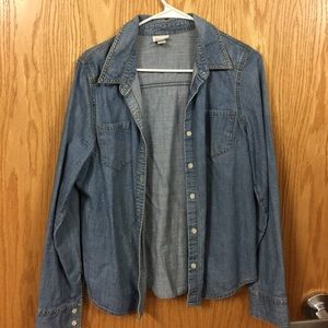 Denim flannel