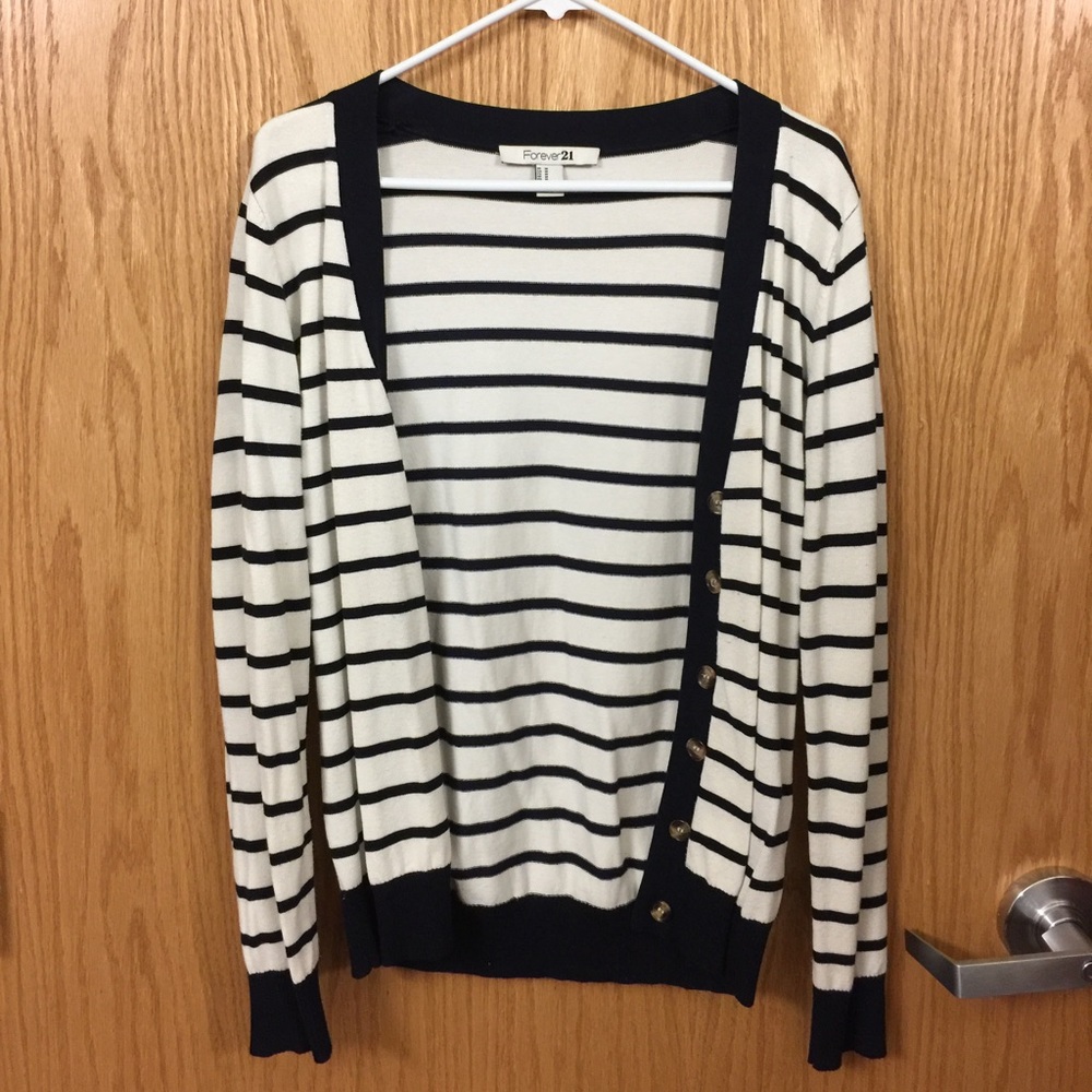 Striped cardigan