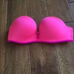 Strapless push up bra.