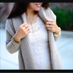 Max Studio gray cardigan