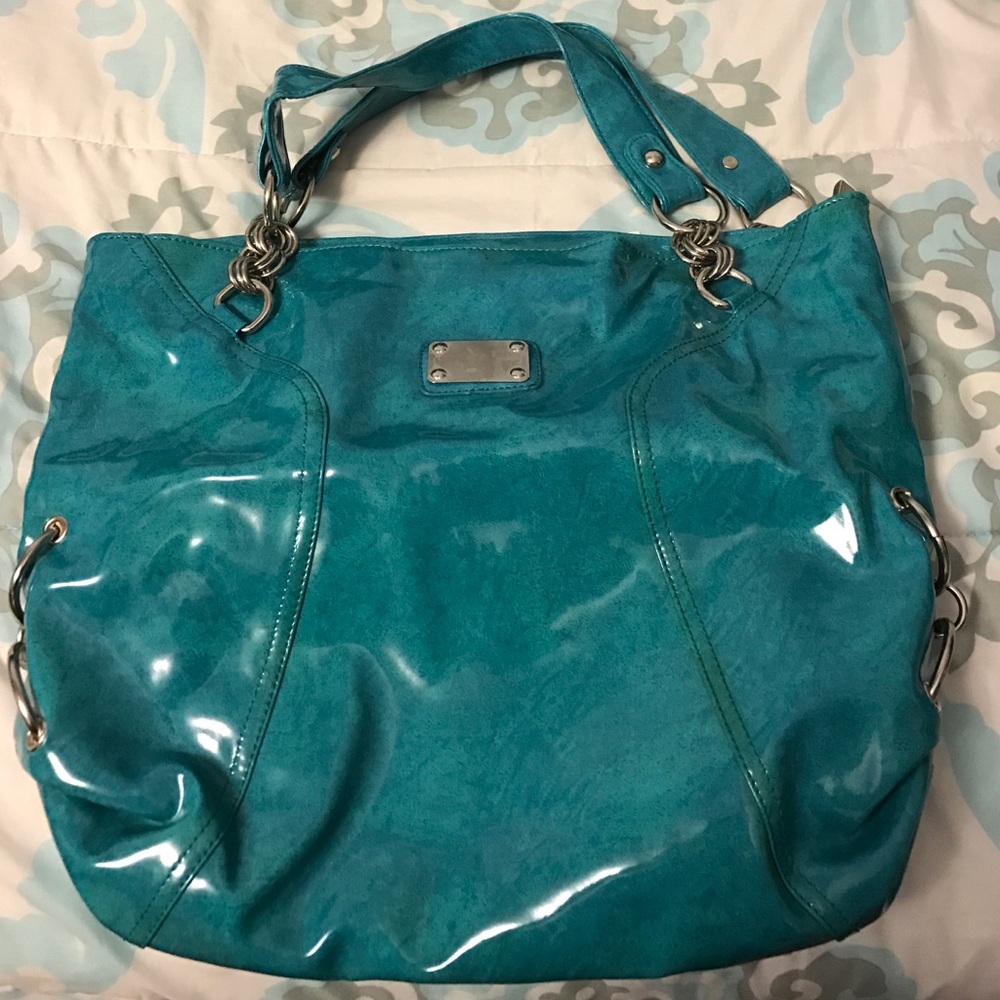 Large Teal Shoulder Bag