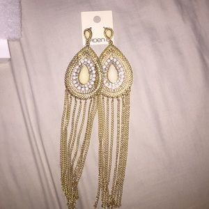 Arden B chandelier earrings
