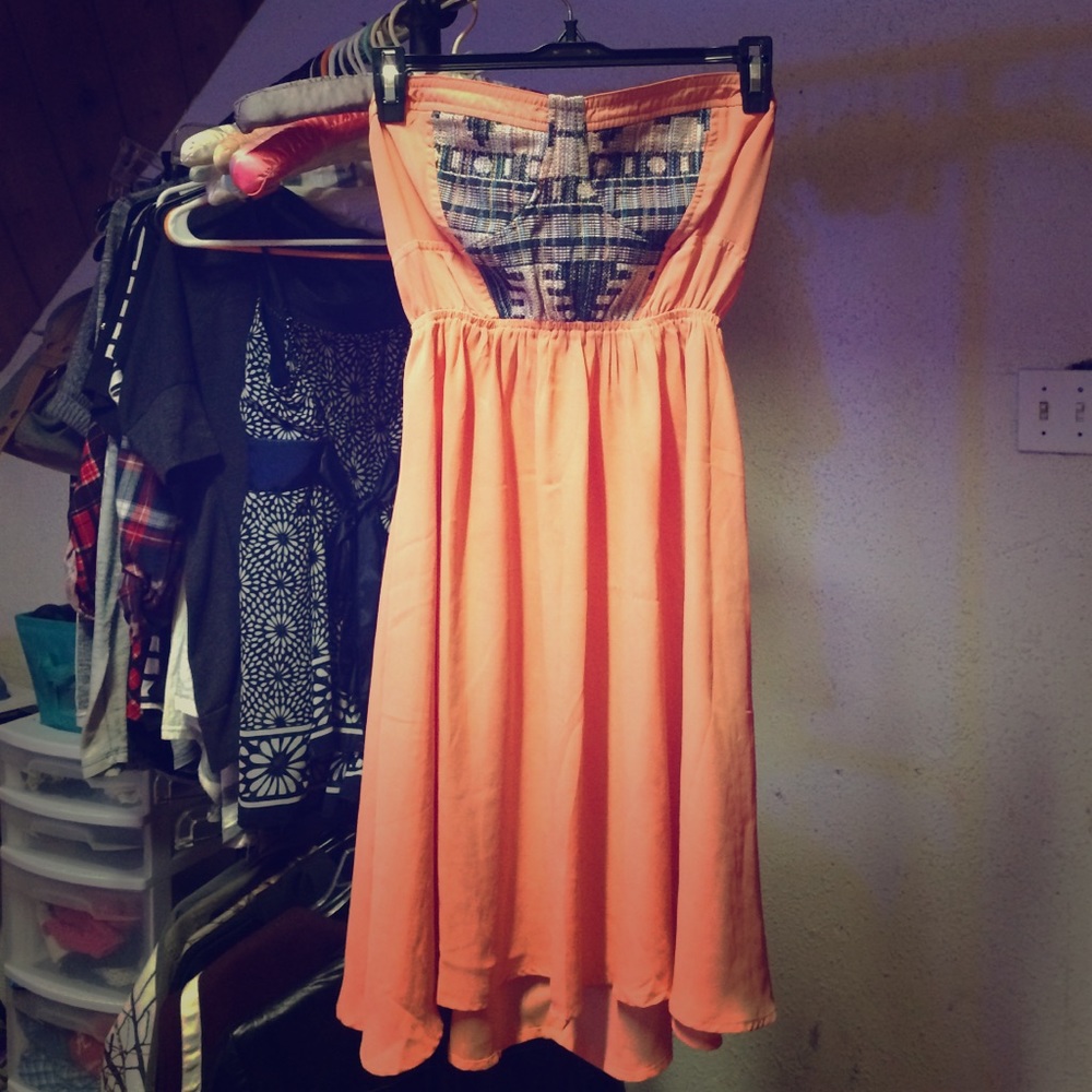 West 36th strapless dress