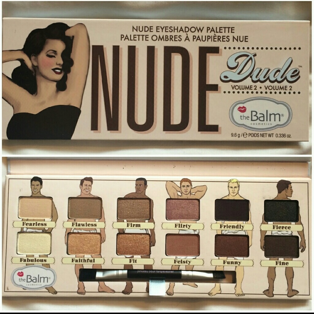 💯🎨💞NEW The Balm Nude Dude Eyeshadow Pallette
