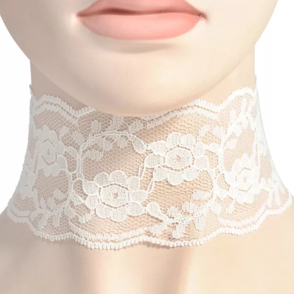 Victorian Lace & Floral Choker