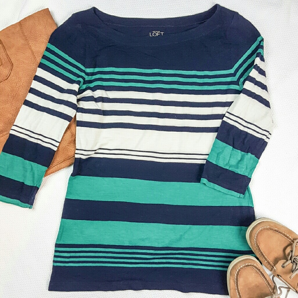 Ann Taylor LOFT Striped Shirt