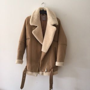 Zara Shearling Coat