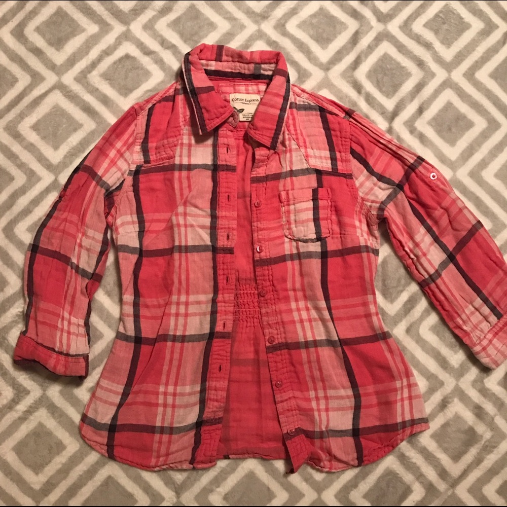 Cotton Button Down Top