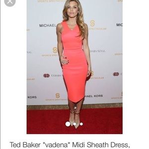 Ted Baker new neon dress